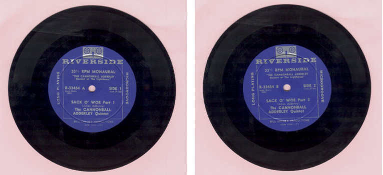 &quotQuintet at the lighthouse  Monaural 33rpm"